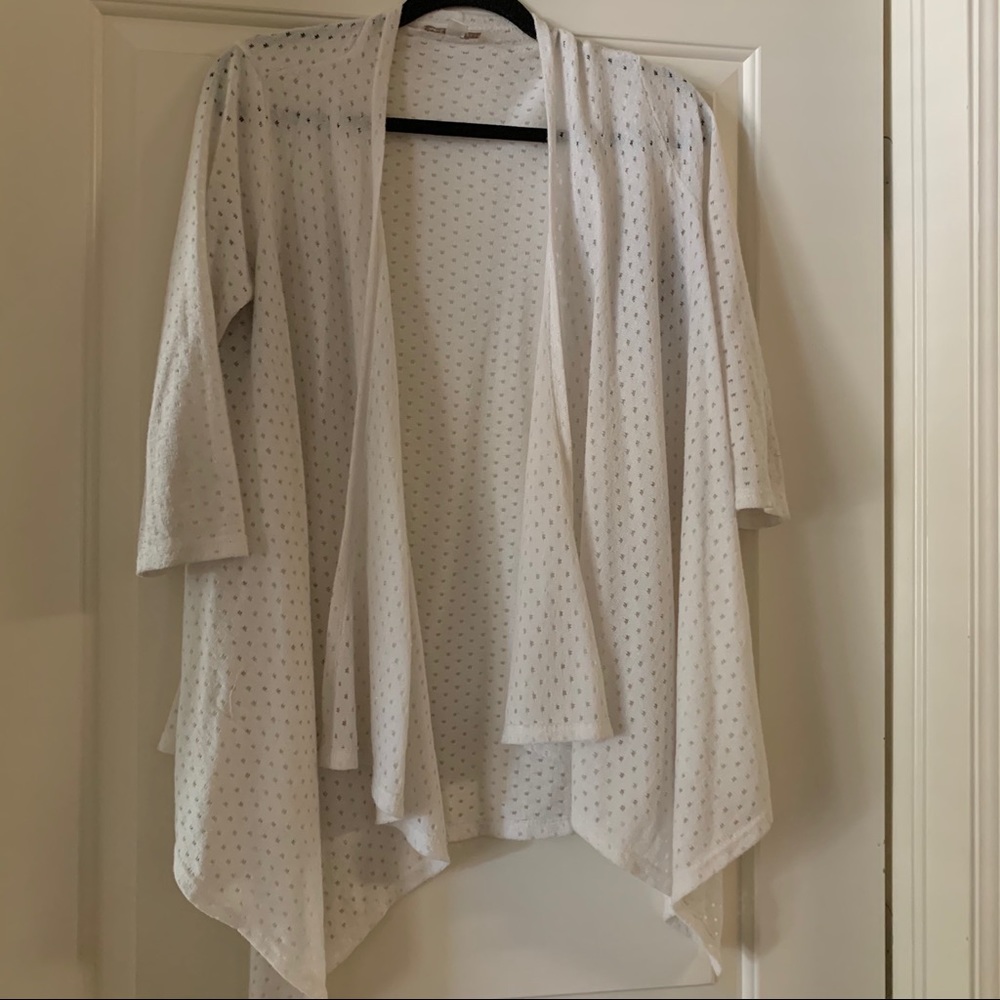Asymmetrical cardigan